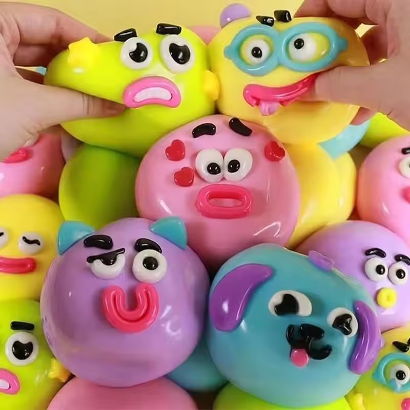 Interactive Squeaky Plush Dog Toy - متوفر في المخزون 5 أنماط من