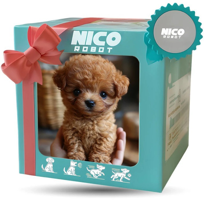 روبوت نيكو الكلب الأليف الإلكت - مراجعة Interactive Squeaky Plush Dog Toy وسعره